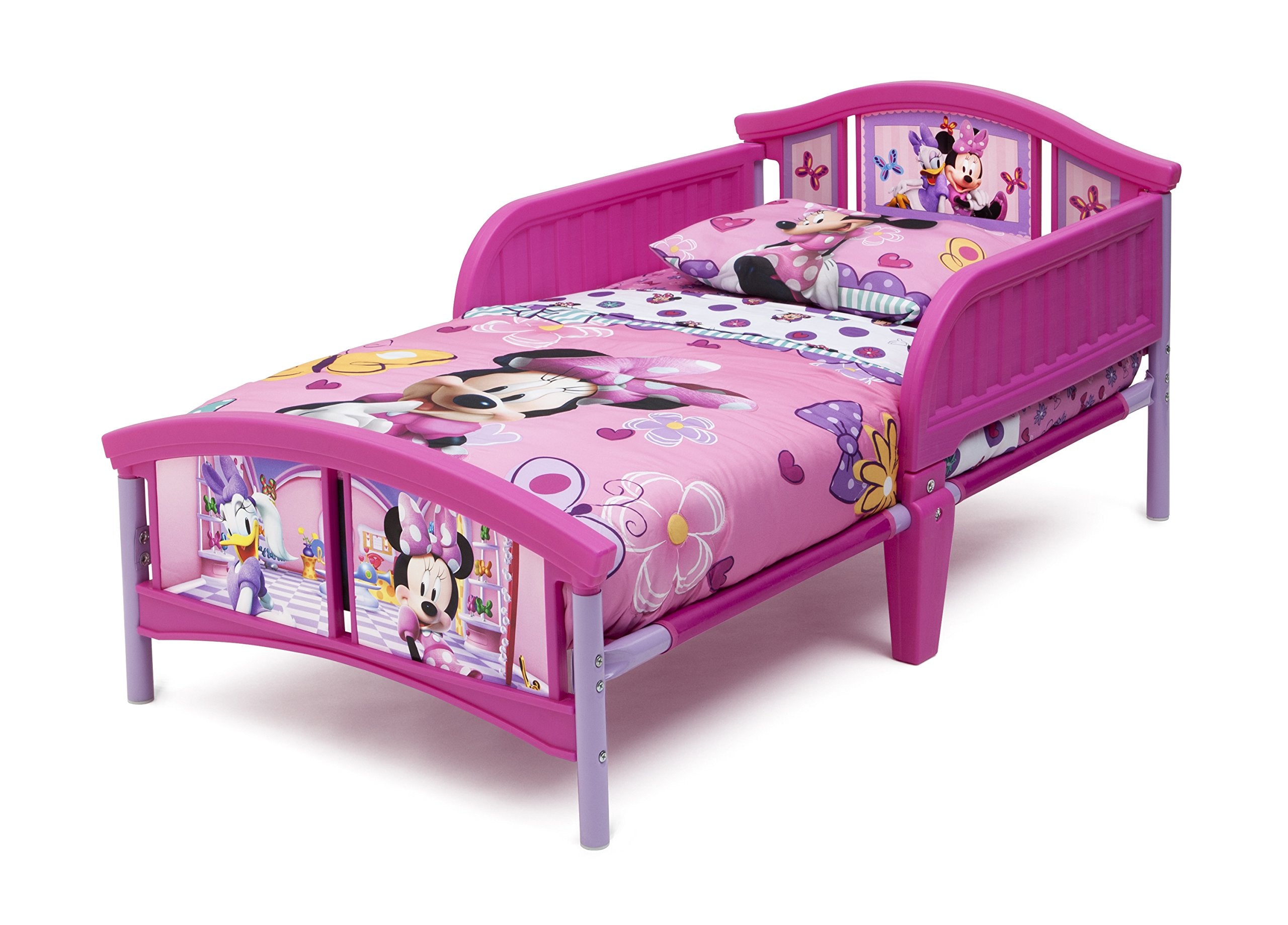 Delta Children Plastic Toddler Bed, Disney Minnie Mouse
