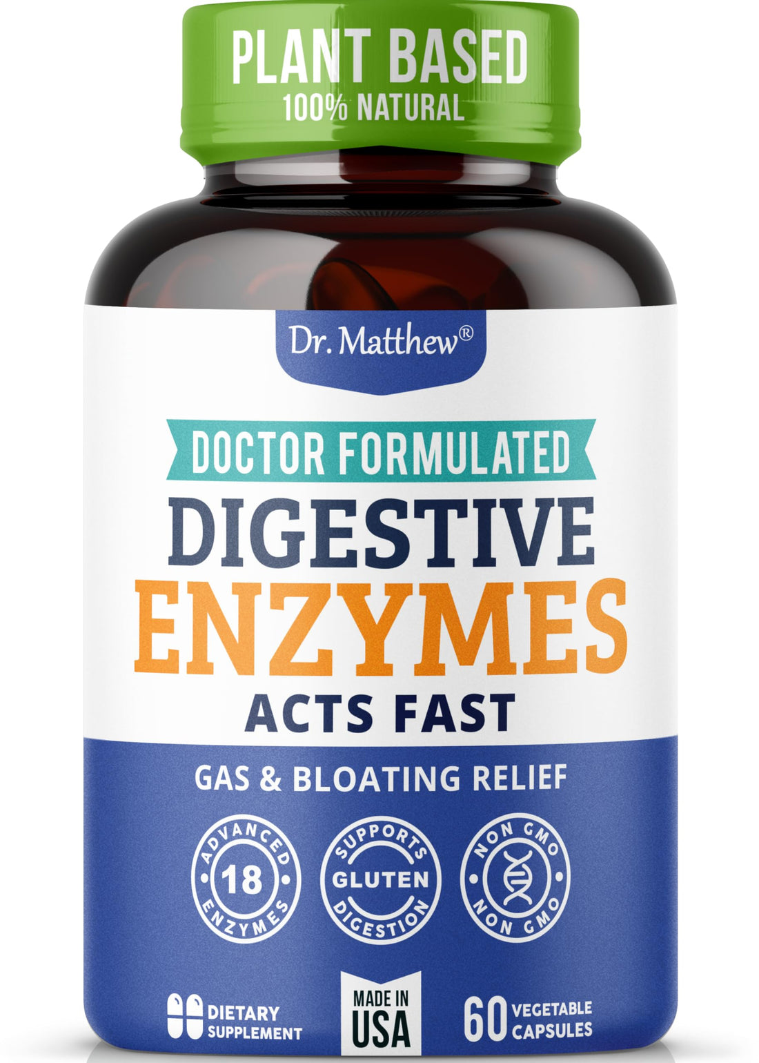 Best Digestive Enzymes for Women & Men with Lactase Lipase Amylase Bromelain. Enzymes for Digestion & Digestive Health. Gas and Bloating Relief for Women and Men. Gallbladder Enzymes & Supplements.