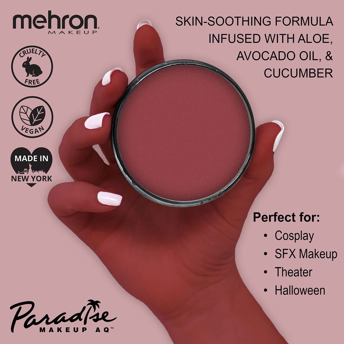 Mehron Makeup Paradise AQ Face & Body Paint, PORTO: Nuance Series - 40gm