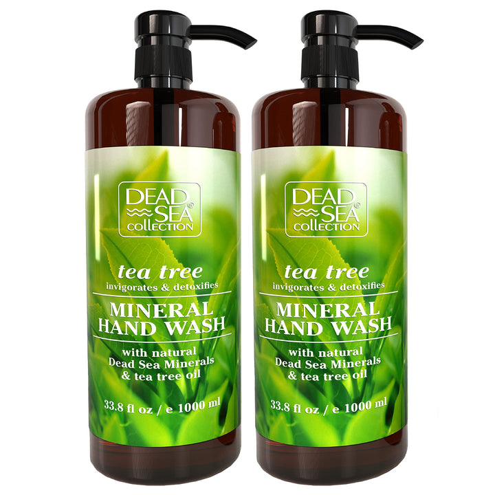 Dead Sea Collection Tea Tree Hand Soap - Pack Of 2 (33.8 Fl. Oz Each)