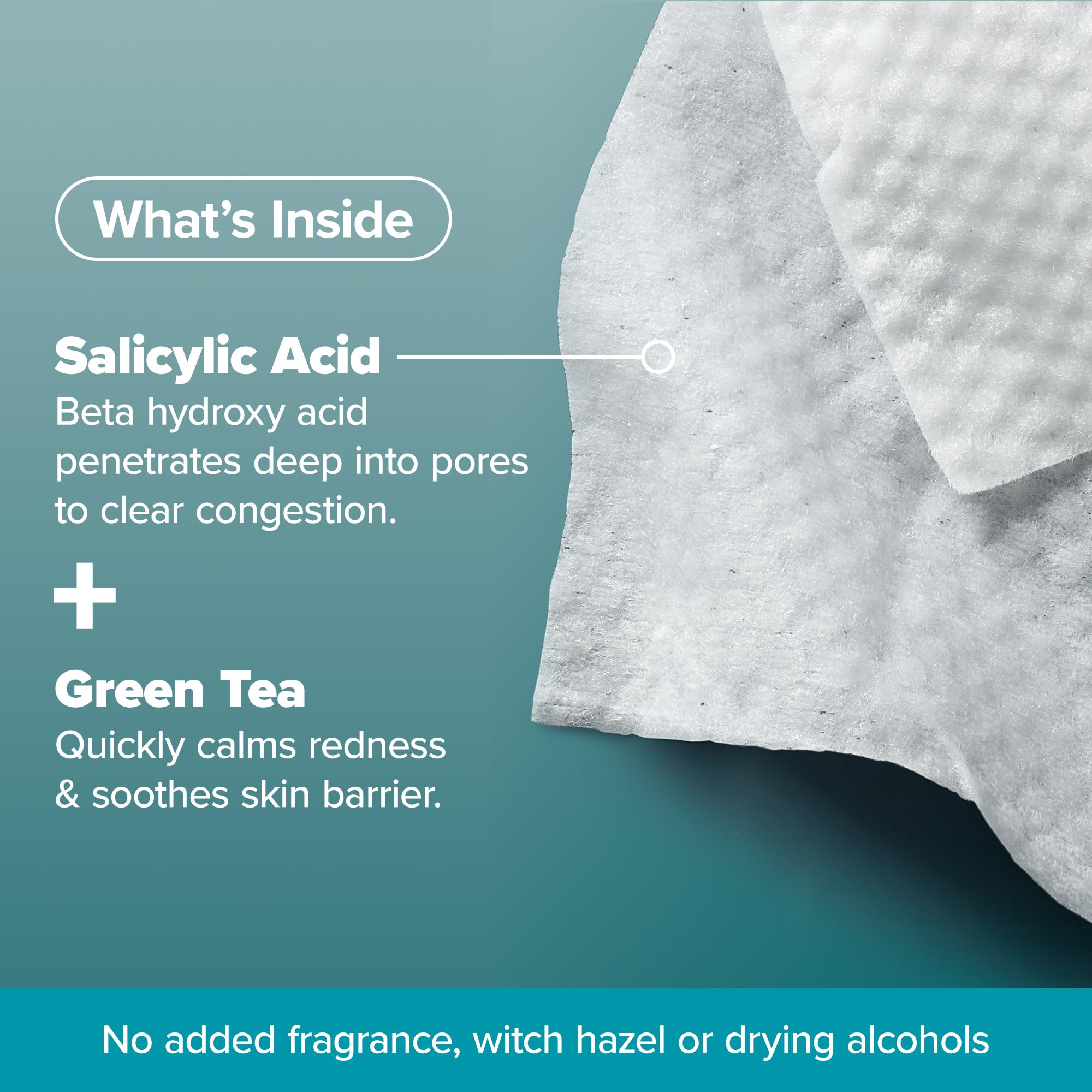 Paula's Choice SKIN PERFECTING 2% BHA Liquid Exfoliant, Salicylic Acid Exfoliant Toner Pads, Facial Exfoliator for Enlarged Pores, Wrinkles & Fine Lines and Suitable for Blackhead-Prone Skin, 10 ct