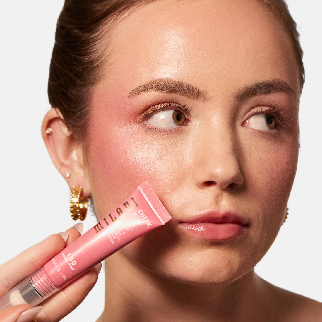 Milani Cheek Kiss Blush + Glow Highlighter - 130 Dolce Pink
