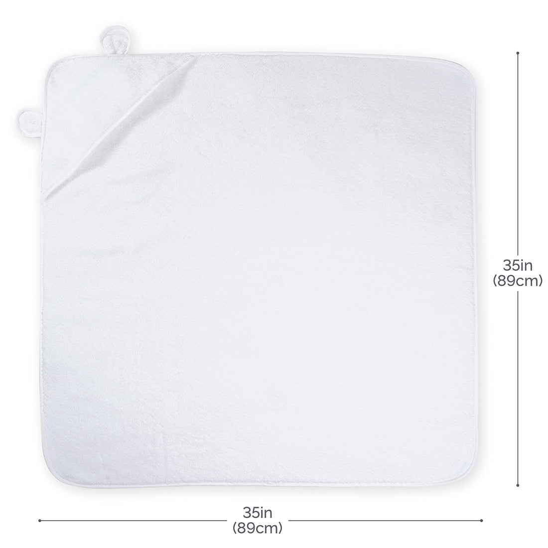 Natemia Premium Hooded Baby Bath Towels - 100% Turkish Organic Cotton, Award Winning Baby Towels with Hood, Soft on Sensitive Skin, Toddler Towel for Boys and Girls, Registry Search