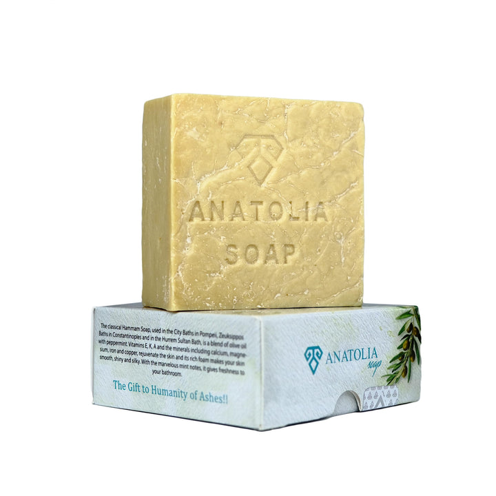 Anatolia Soap, Antioch 5 oz Pure Turkish Hammam Olive Oil For Body, Organic Handmade Natural Castille Body For Men And Women Big Bar Soap 1 Count (pack Of 1)