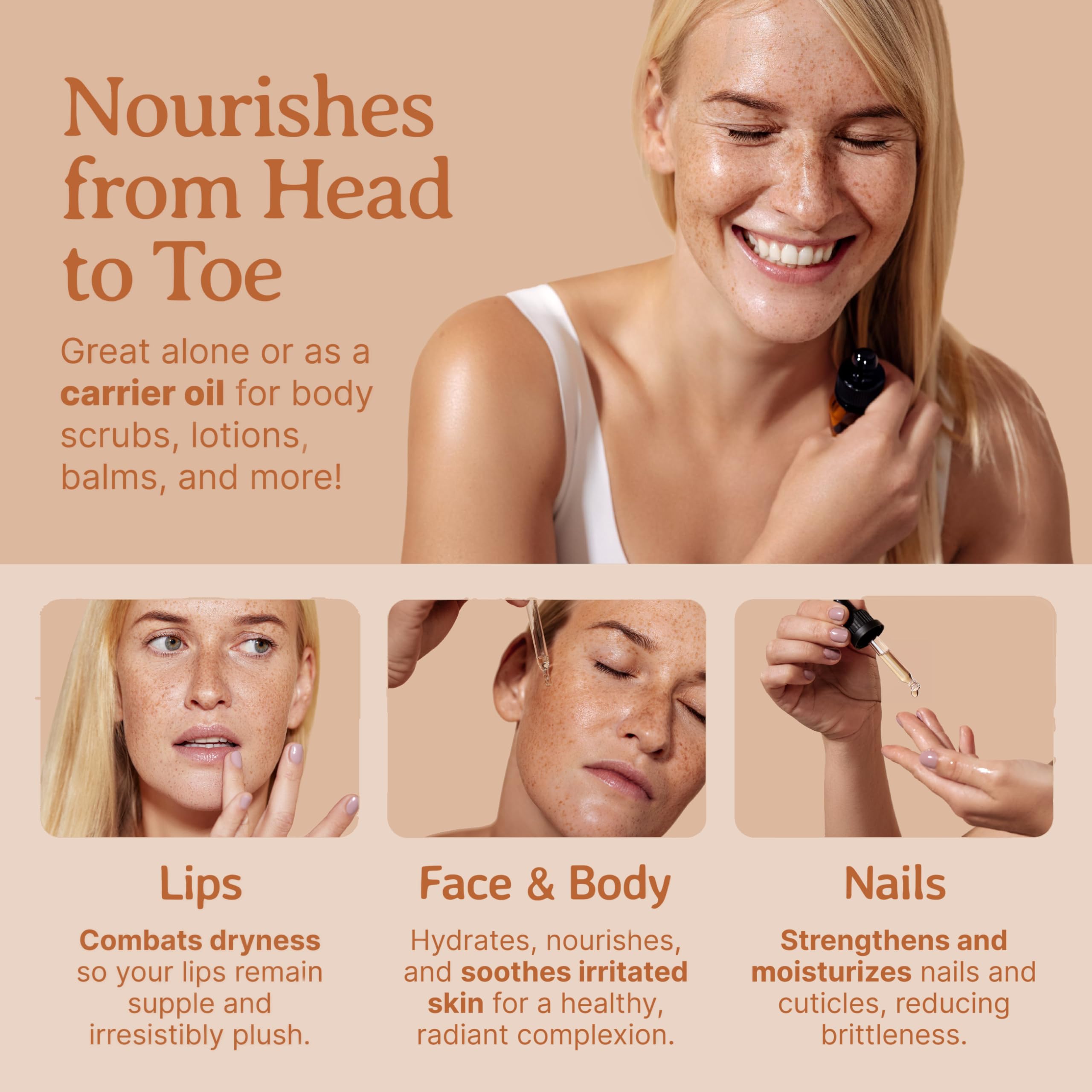 NEW Sweet Almond Oil. 4oz. Cold-pressed. Unrefined. Organic. 100% Pure. Pasteurized. Hexane-free. Fights Wrinkles. Softens Hair. Natural Moisturizer. For Hair, Face, Body, Nails, Beard, Stretch Marks.