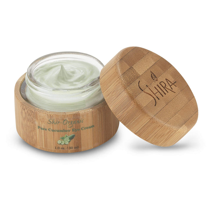 Shir-Organic Pure Cucumber Eye Cream For Dark Circles, Eye Puffiness, Wrinkles, Anti Aging Eye Cream (30 ML)