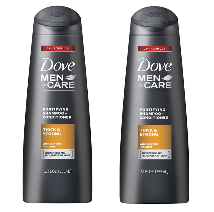 Dove Men + Care Fortifying Shampoo - Thickening - 12 FL OZ - Pack of 2