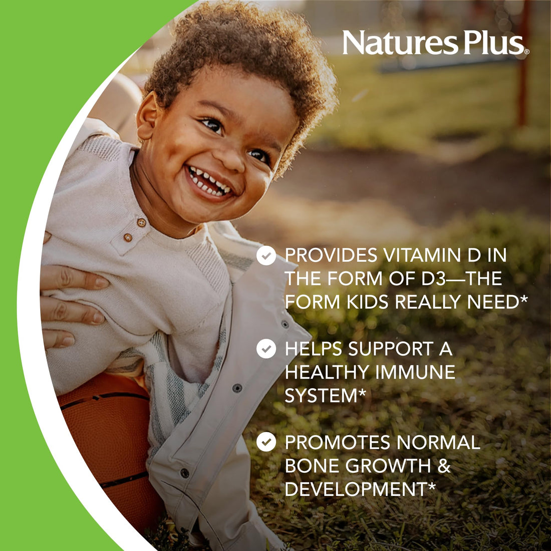 Natures Plus Animal Parade Vitamin D3 Children’s Chewables - Black Cherry Flavor - 90 Animal-Shaped Tablets, Pack of 2 - Gluten Free, Vegetarian, Hypoallergenic - 180 Total Servings