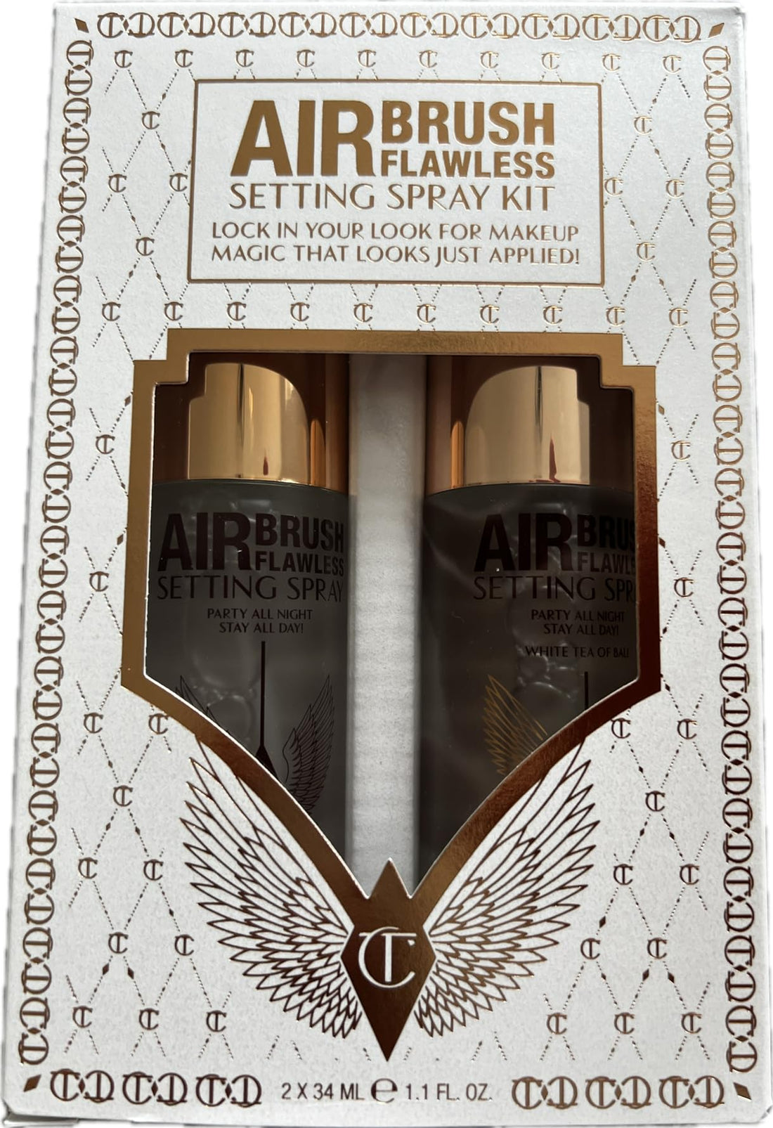 CHARLOTTE TILBURY Airbrush Flawless Setting Spray Kit Duo Set - 2 x 1.1 oz