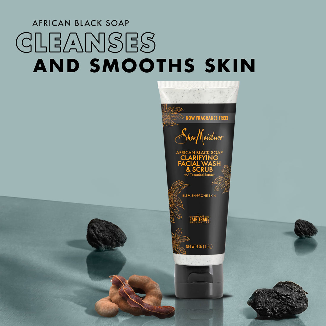 SheaMoisture African Black Soap Problem Facial Wash & Scrub - 4 oz