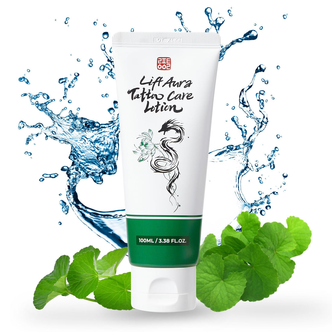 LiftAura Tattoo Aftercare Moisturizer – Daily Hydrating Lotion with Clean Ingredients, Gentle Care for Tattooed Skin, 3.4 oz Tube