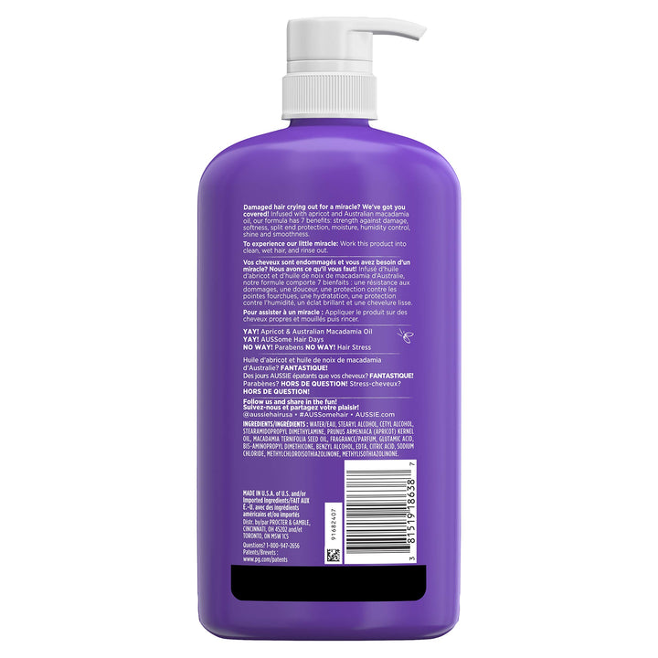 Aussie Total Miracle Conditioner, 30.4 Fluid Ounce (Pack of 4)