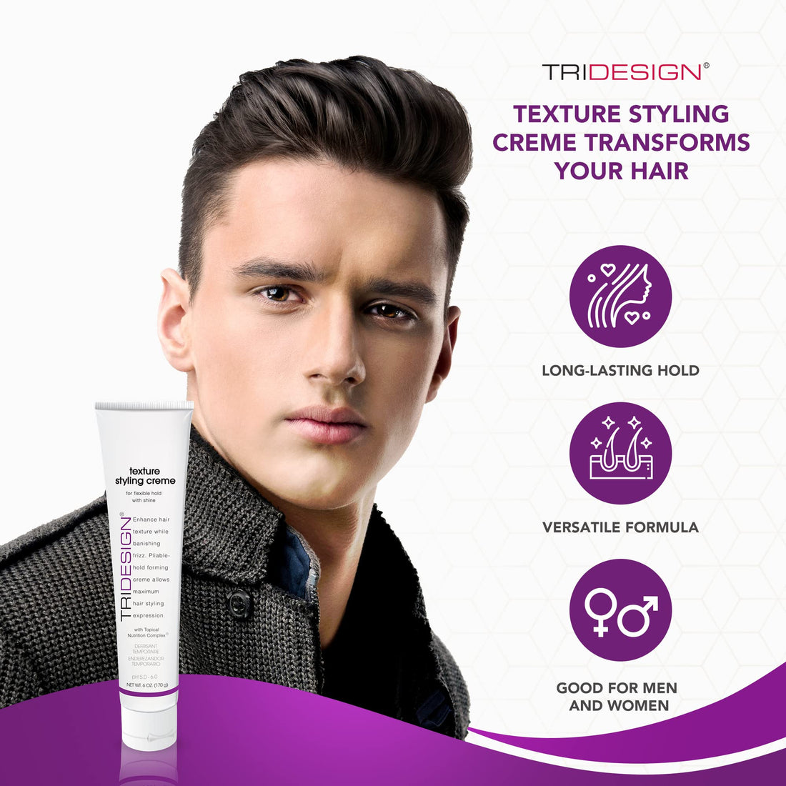 TRIDESIGN Texture Styling Crème with Topical Nutrition Complex 6oz/199g