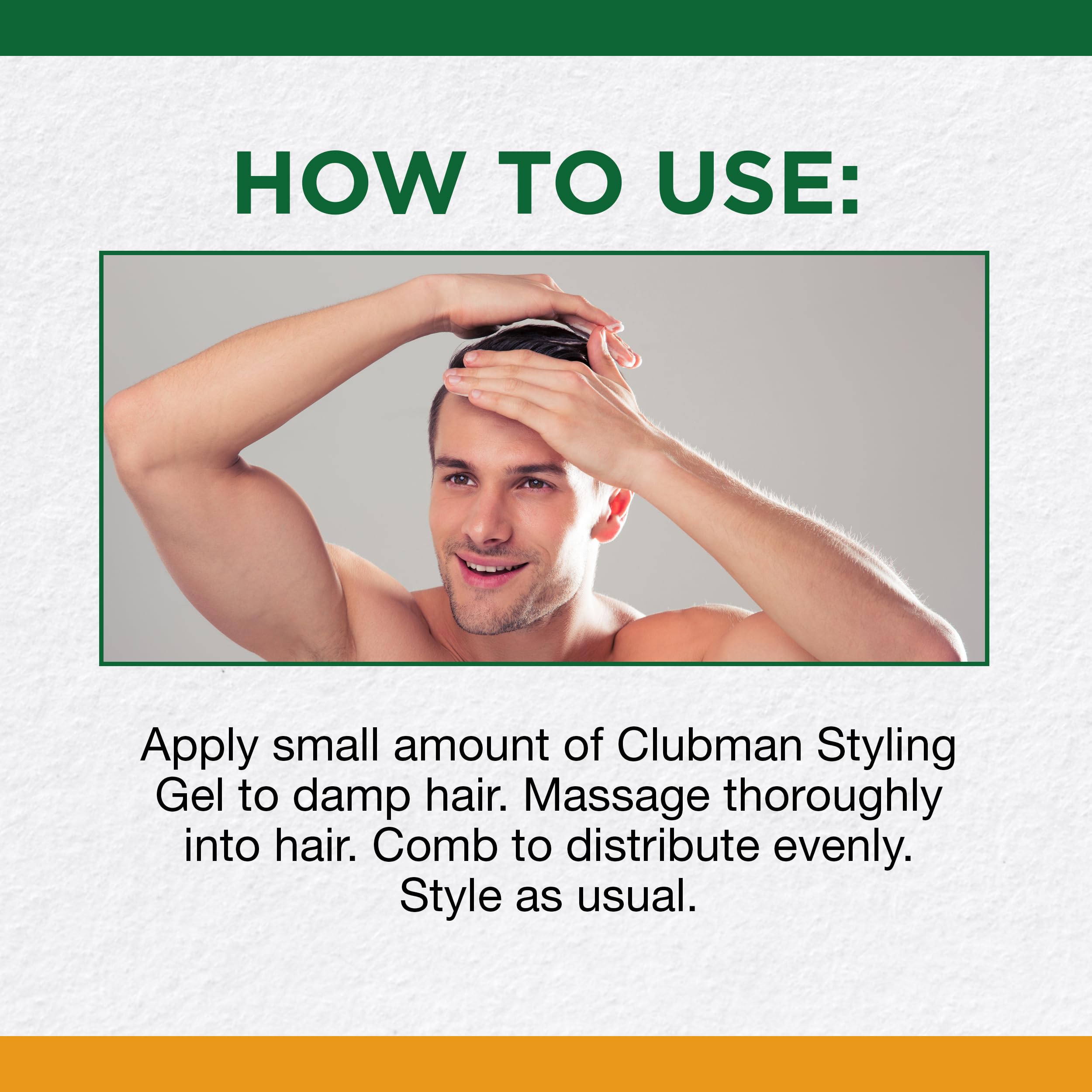 Pinaud Clubman Styling Hair Gel - Hard To Hold - 16 Oz