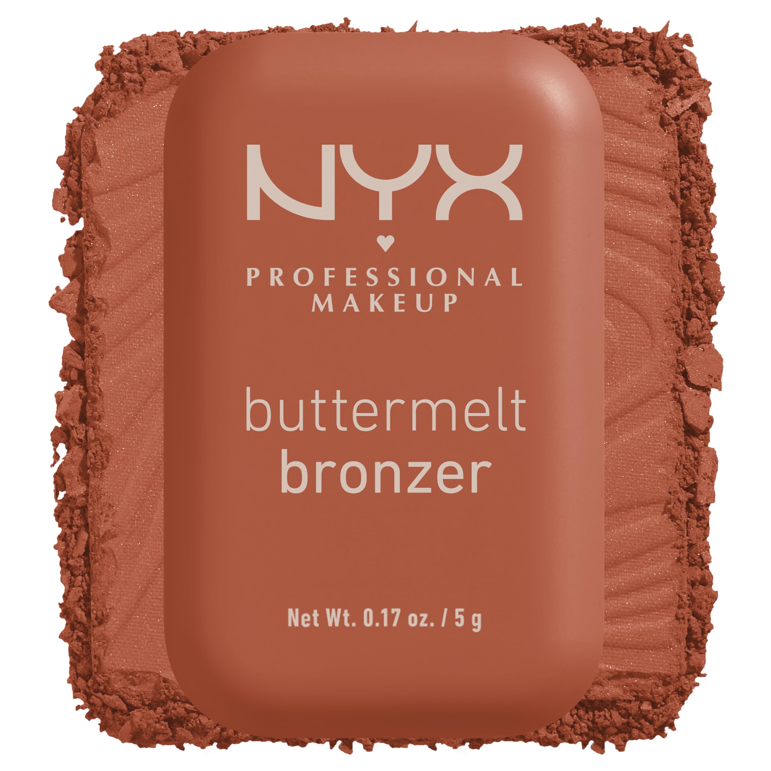 NYX PROFESSIONAL MAKEUP Matte Buttermelt Bronzer, Longwear Face Makeup with Up to 12 Hours of Wear, Vegan Formula - Butta D Down