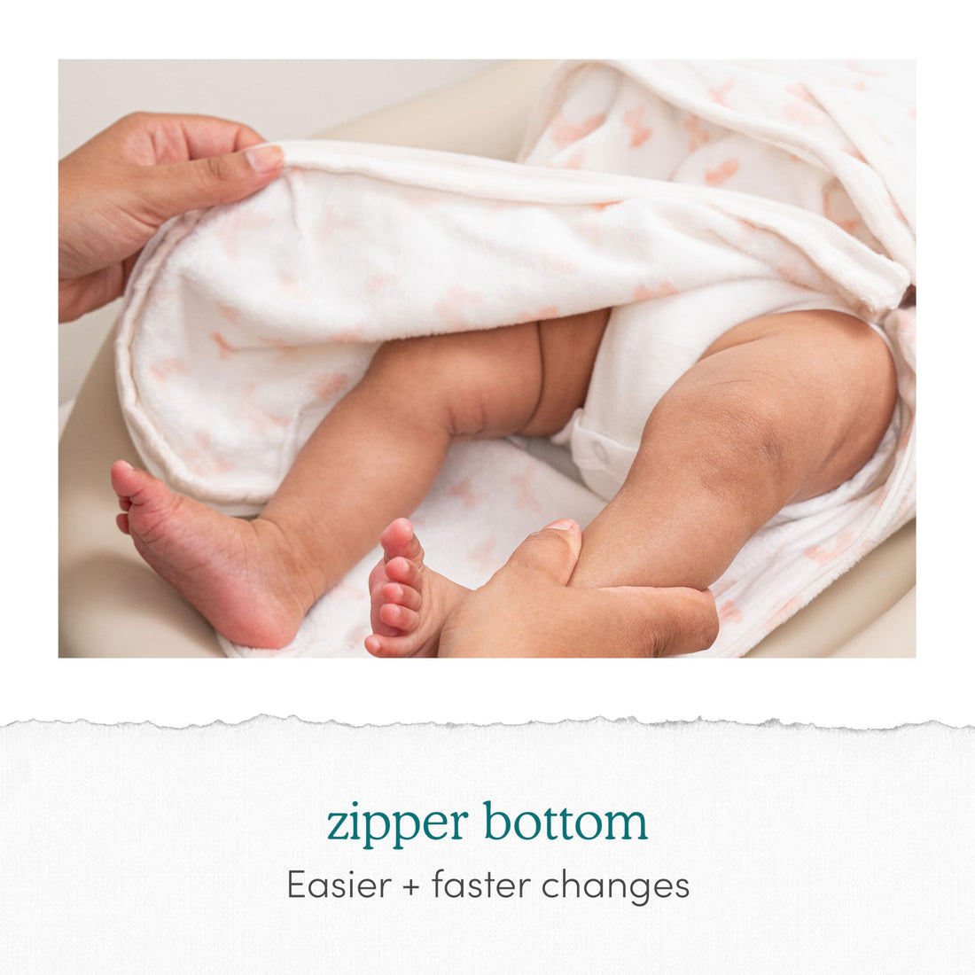 aden + anais Essentials Easy Swaddle Wrap Quick Change with Bottom Zipper, Snug Cotton Knit Baby Wrap Swaddle Blanket for Newborns, TOG 1.0, 3 Pack, Winnie, 0-3 Months, Small/Medium