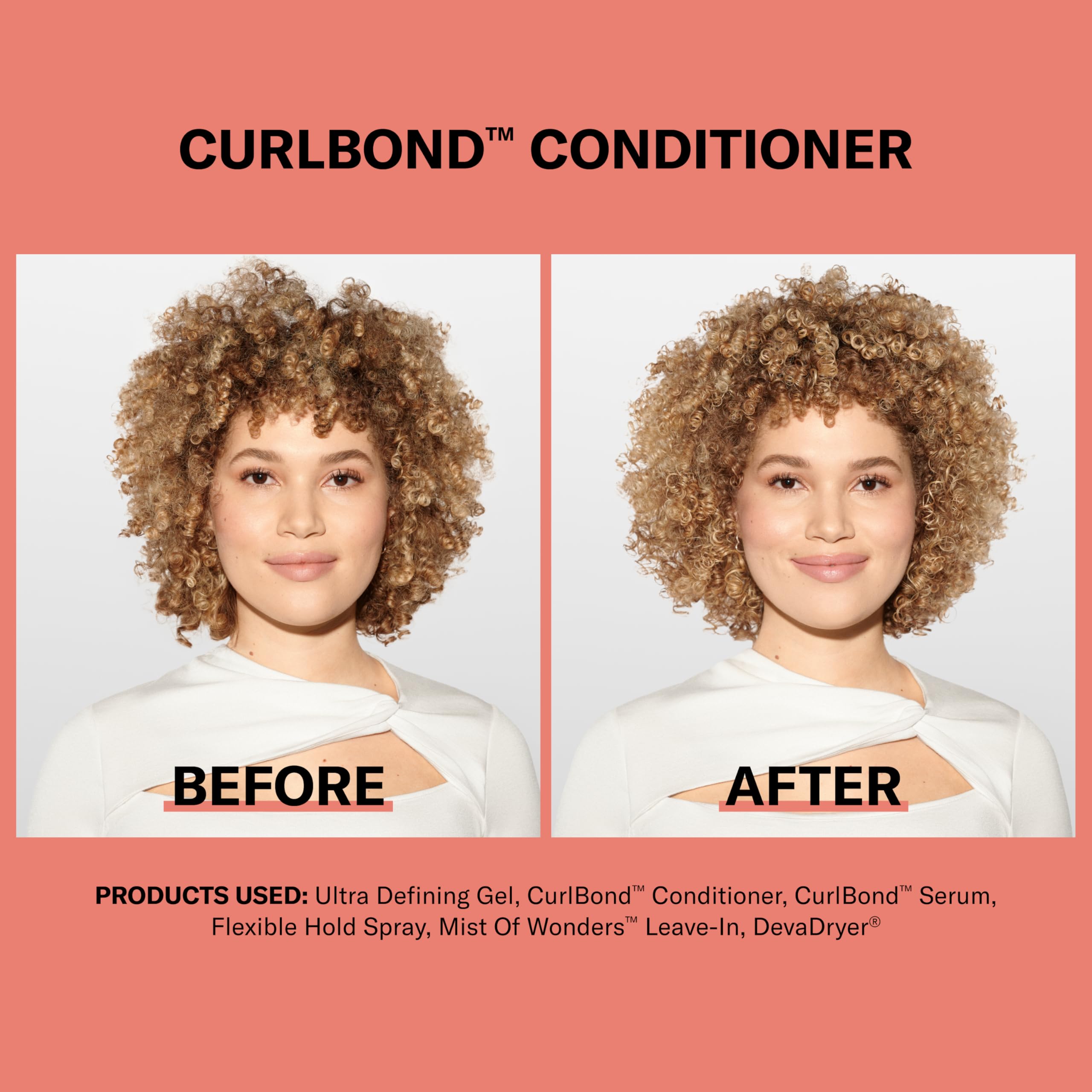 DevaCurl CurlBond Re-Coiling Cream Conditioner, Cozy Getaway, 12 fl. oz.