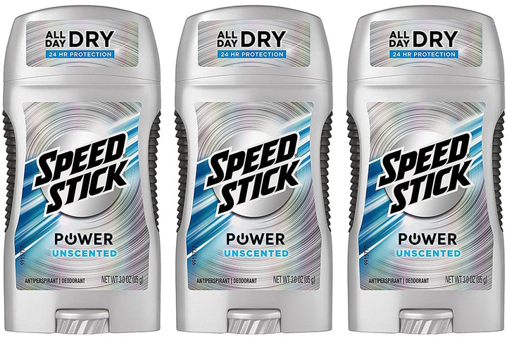 Speed Stick Speed Stick Anti-Perspirant Deodorant Unscented, Unscented 3 oz (Pack of 3)