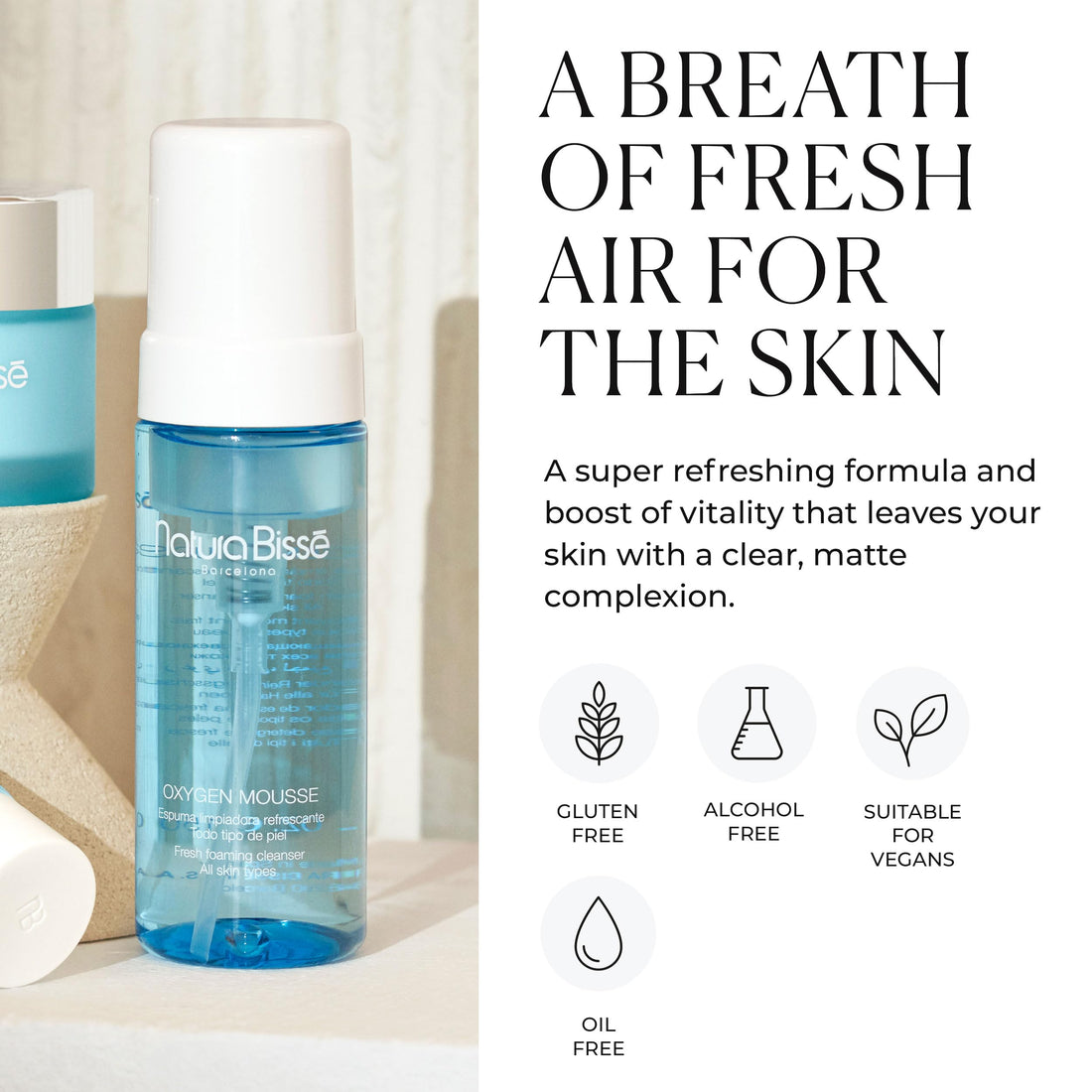 Natura Bisse Oxygen Mousse, 5.3 fl. oz.