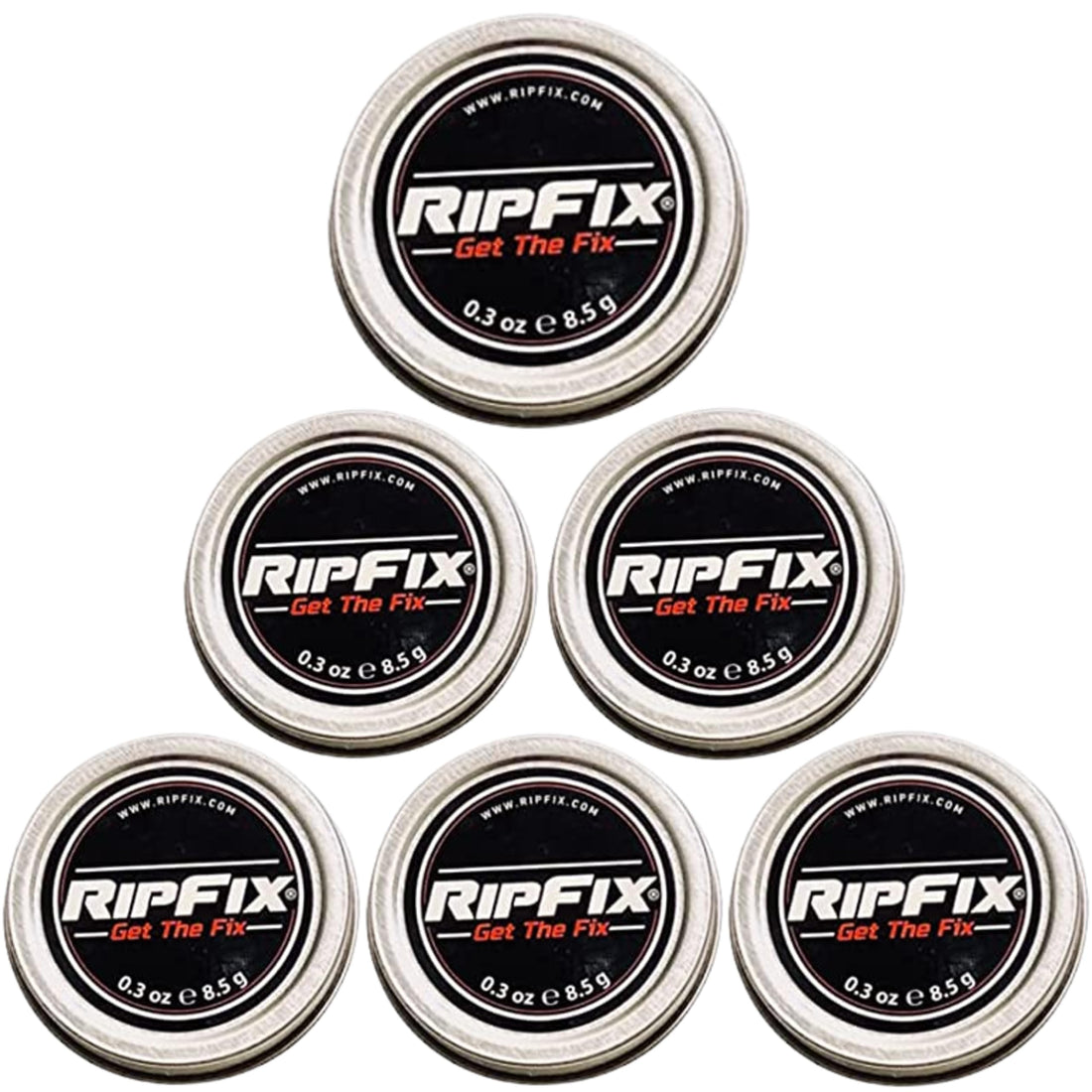 RipFix Hand Tear Repair - Rip Fix Stopper Balm for Gymnastics - Climbers Hand Balm - Wod Callus Hand Care - Climbing Hand Repair Balm Cream - Treatment for Cracked or Ripped Hands 0.3 oz - Pack of 6