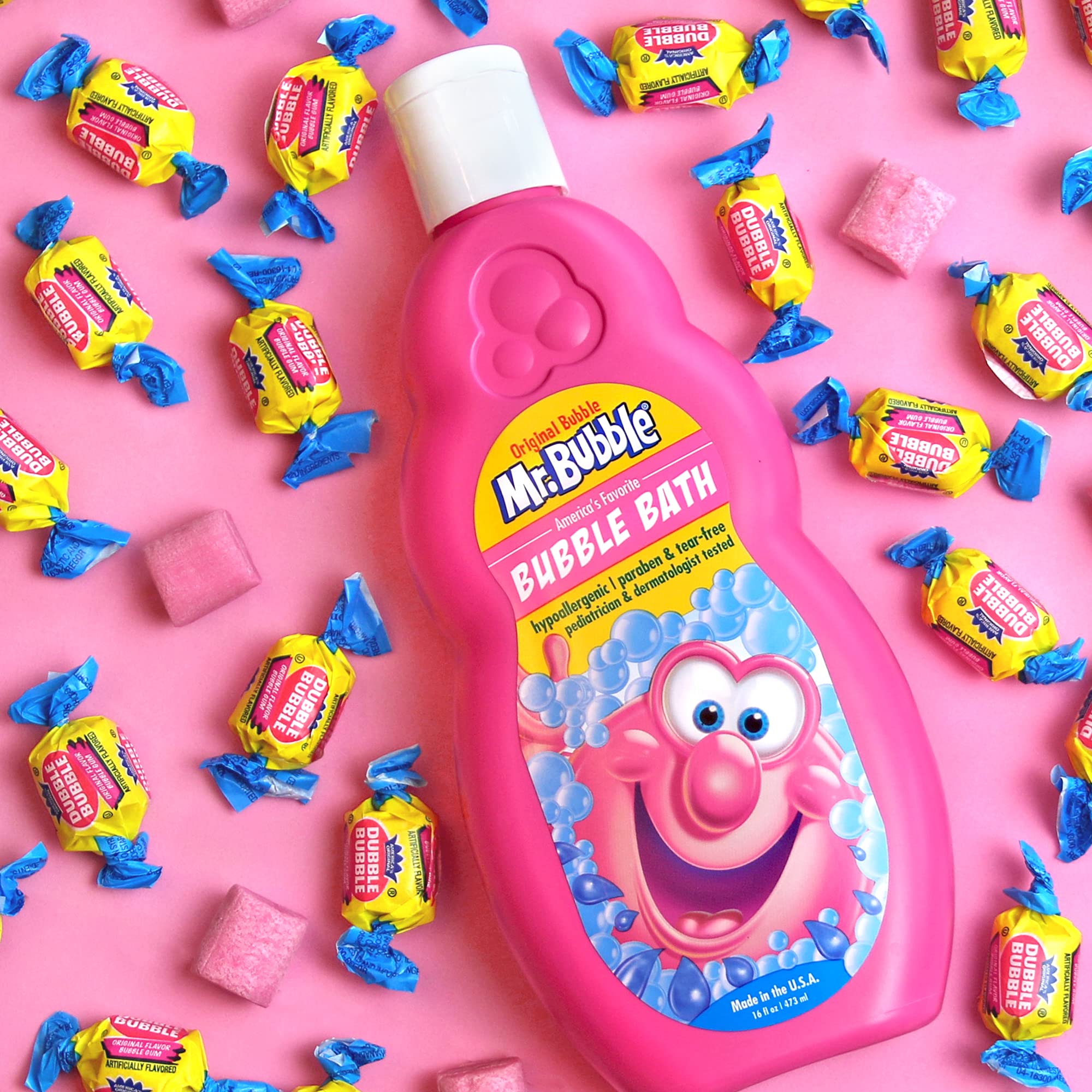 Mr. Bubble Original Bubble Bath - Great for Your Baby, Kids, and Adults - Hypoallergenic, Tear Free Bubble Bath Solution (2 Bottles, 16 fl oz Each)