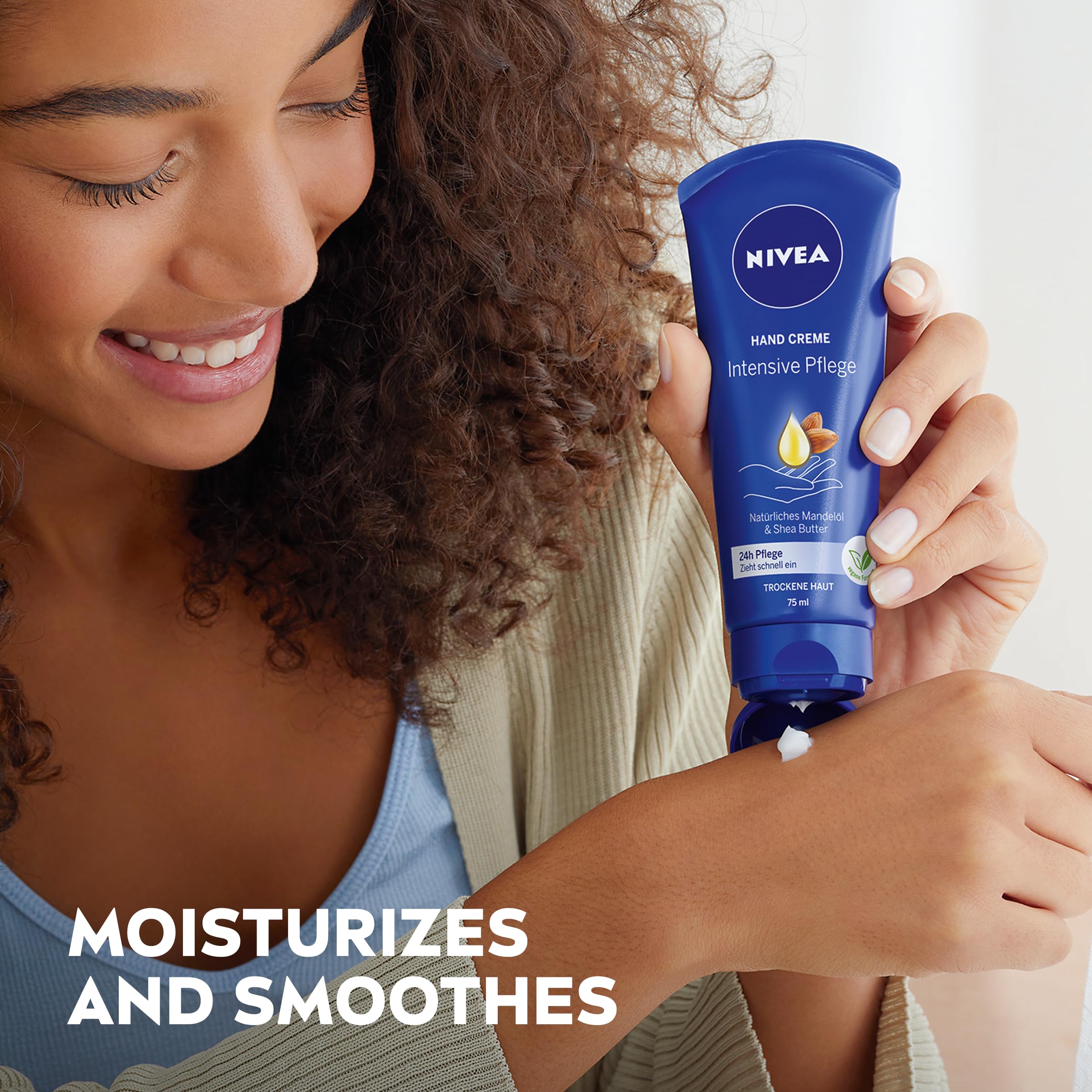 NIVEA Nourishing Moisture Collection Skin Care Set, Nourishing Care Body Wash, 20 Fl Oz Bottle + Body Lotion, 13.5 Fl Oz Bottle + Hand Cream, 2.6 Oz Tube + Moisture Lip Care Balm, 0.17 Oz Stick