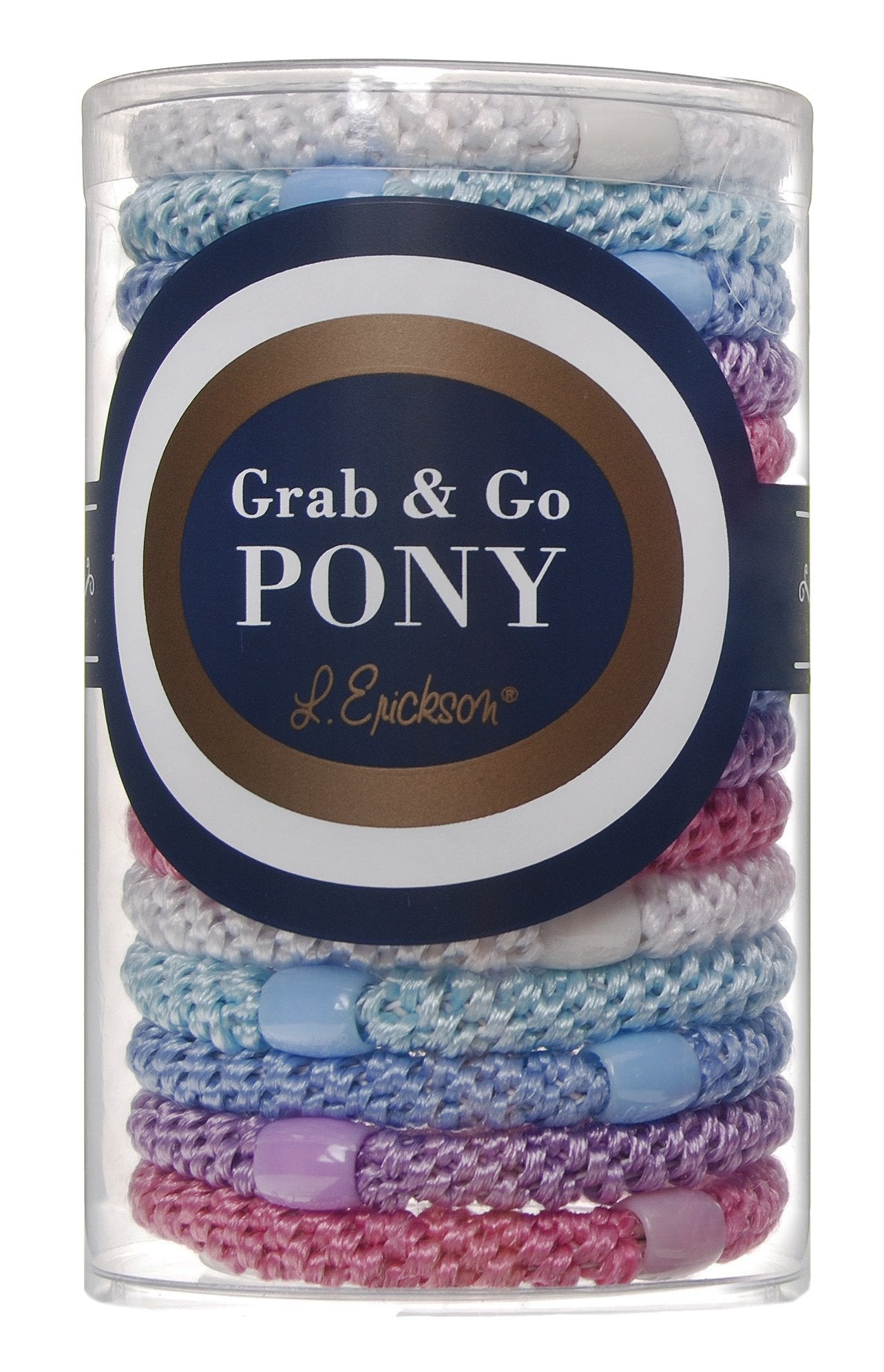 L. Erickson Grab & Go Pony Tube Pastel