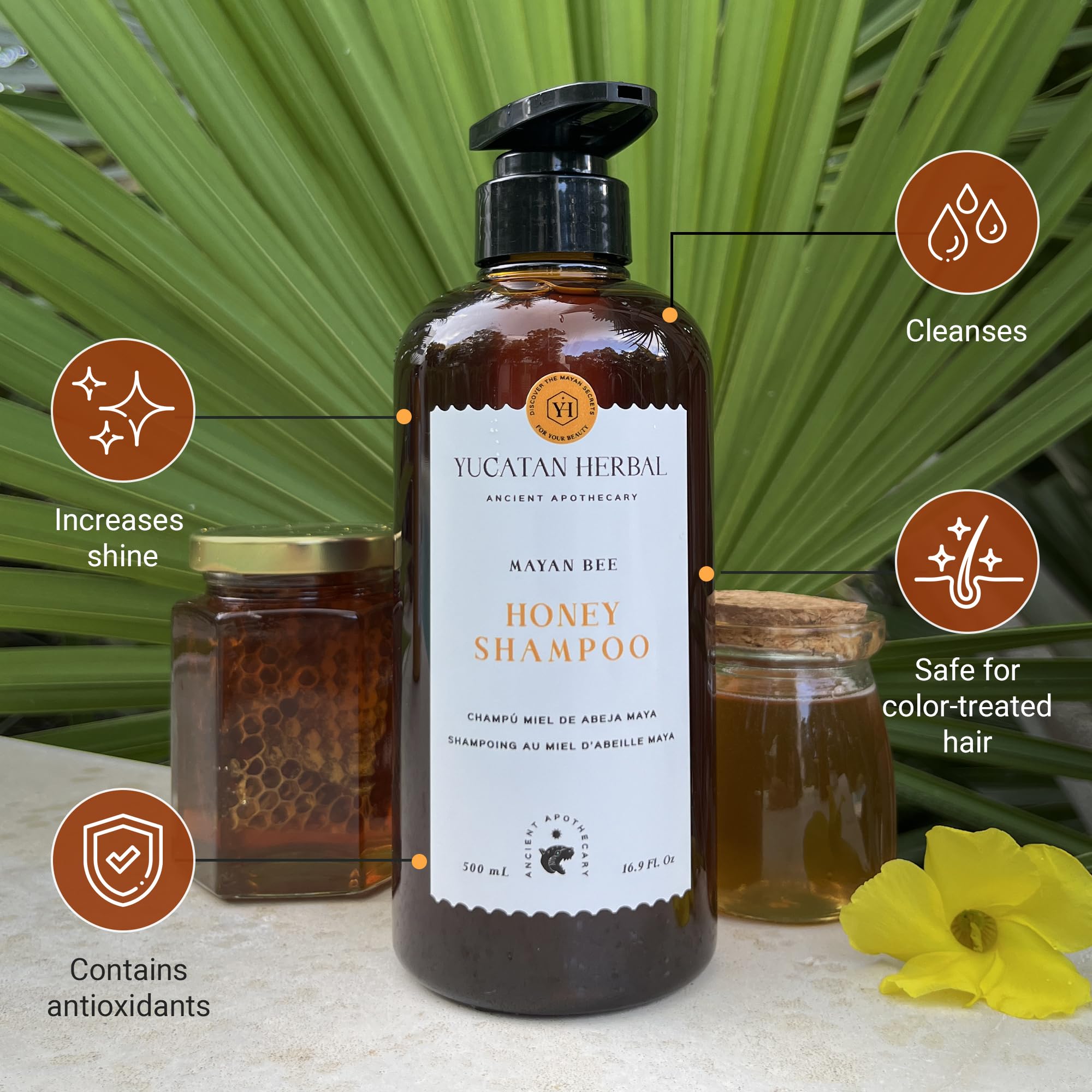 Yucatan Herbal Mayan Bee Honey Shampoo