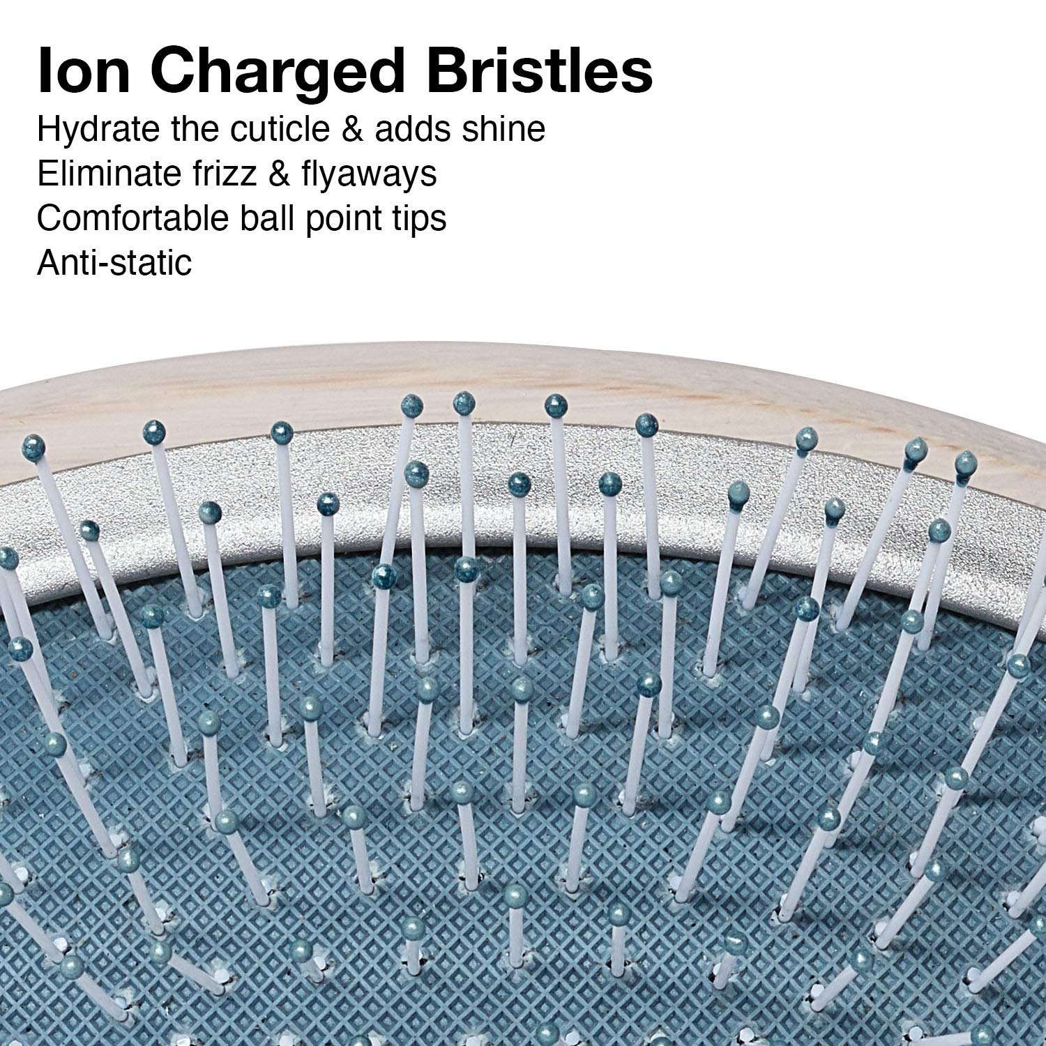 Olivia Garden Ã‚Olivia Garden EcoHair Paddle Eco-Friendly Bamboo Hair Brush EH-DET (Detangler)