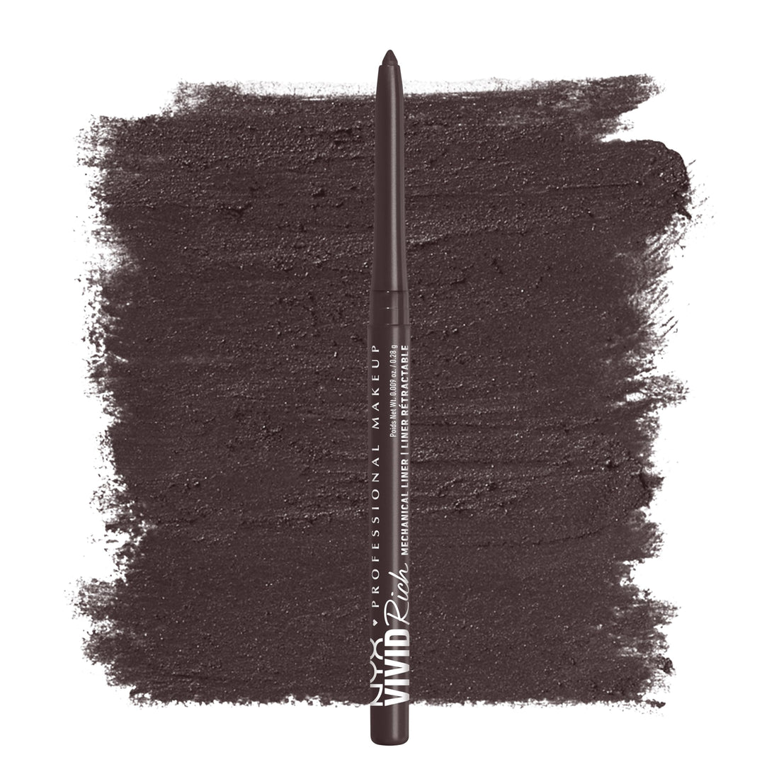Nyx Professional Makeup Retractable Eye Liner, Brown, 0.34g