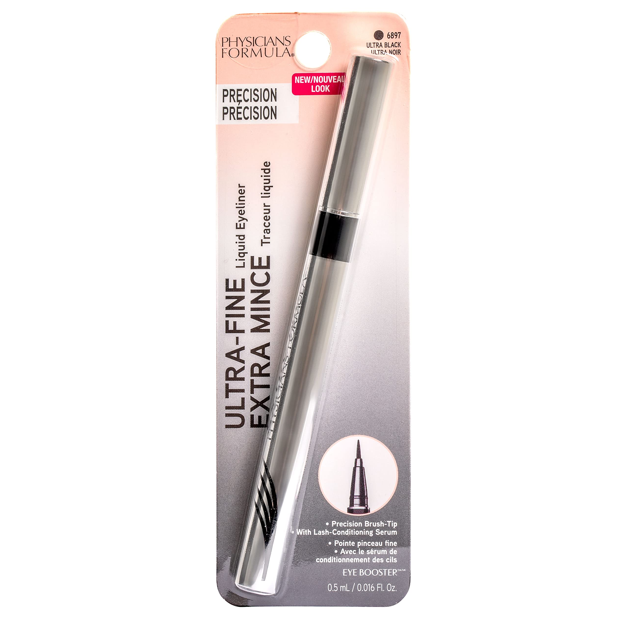 Physicians Formula Eye Booster Lash 2-in-1 Boosting Eyeliner & Serum, Deep Brown, 0.02 Ounce