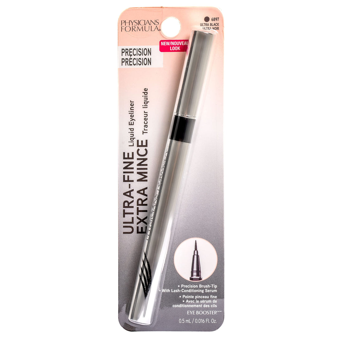 Physicians Formula Eye Booster Lash 2-in-1 Boosting Eyeliner & Serum, Deep Brown, 0.02 Ounce