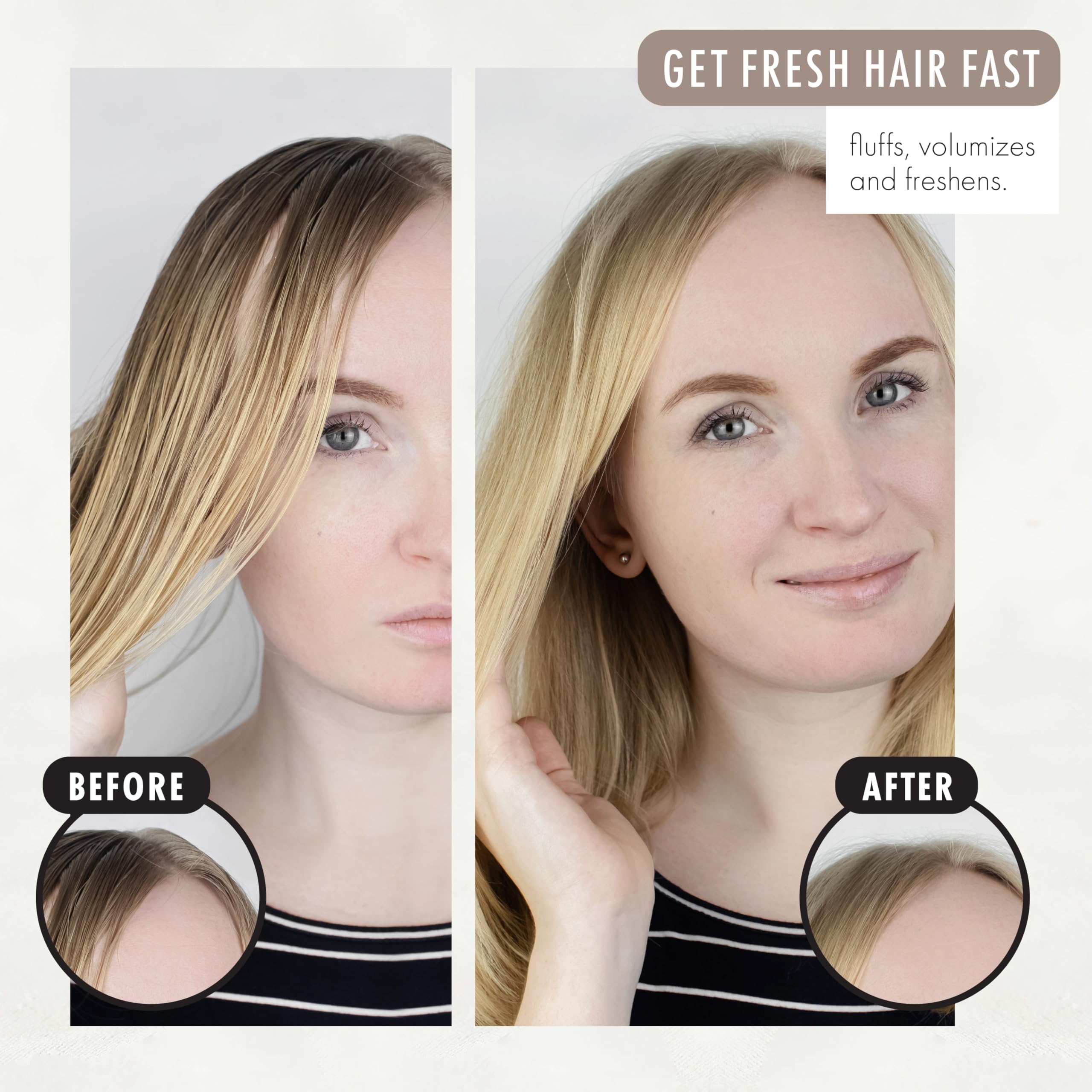 Lulu Organics UNSCENTED Hair Powder/Dry Shampoo - 1oz