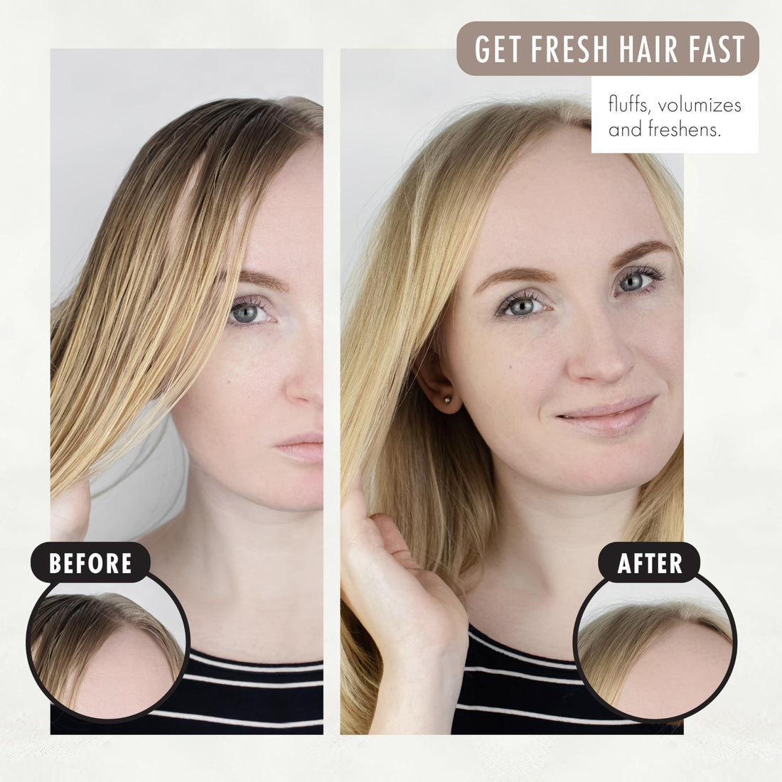 Lulu Organics UNSCENTED Hair Powder/Dry Shampoo - 1oz