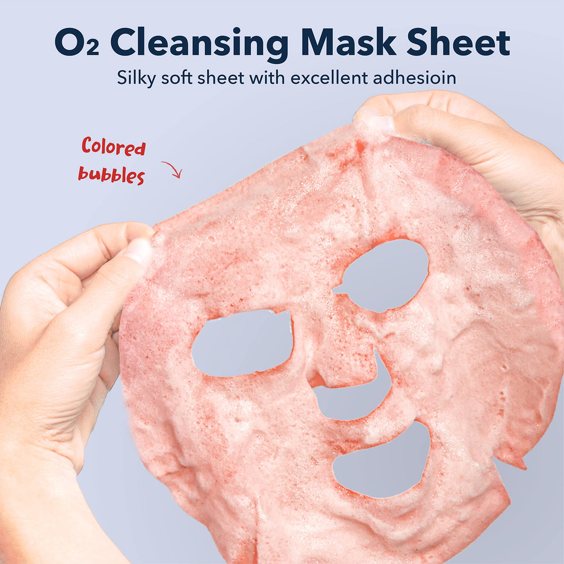 PUREDERM Deep Purifying Pink O2 Bubble Mask 0.88oz x 5ea / Korean beauty/Bubble mask/Cleansing foam/Cleanser/Purifying mask/Peach/Nourishing/Sebum control/Face toxin