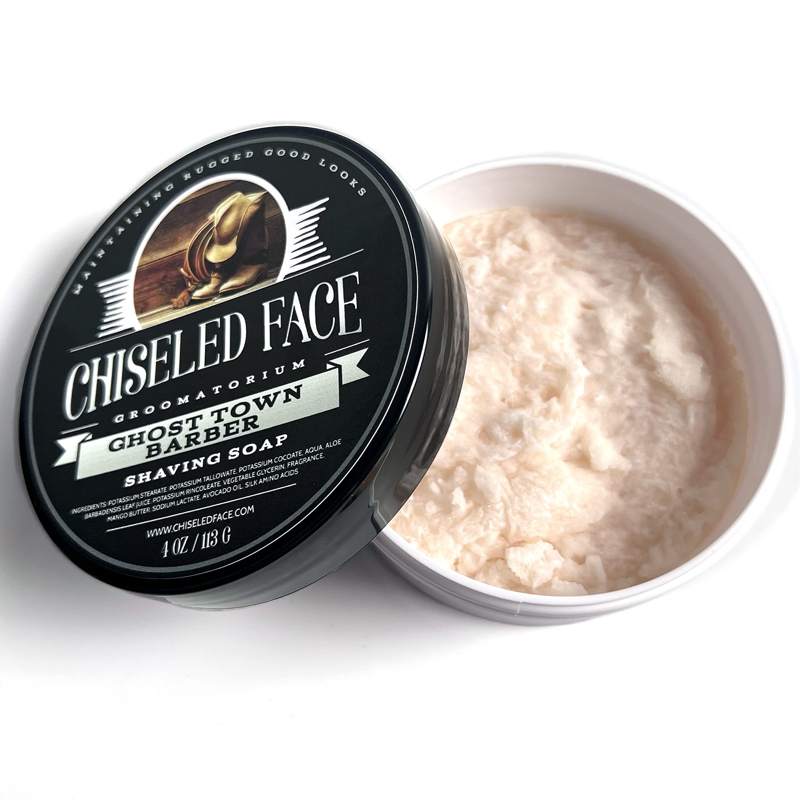 Ghost Town Barber - Handmade Luxury Shaving Soap from Chiseled Face Groomatorium