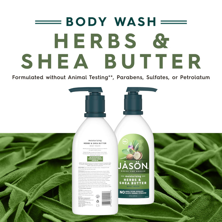 Jason 30 oz Moisturizing Herbs Pure Natural Body Wash