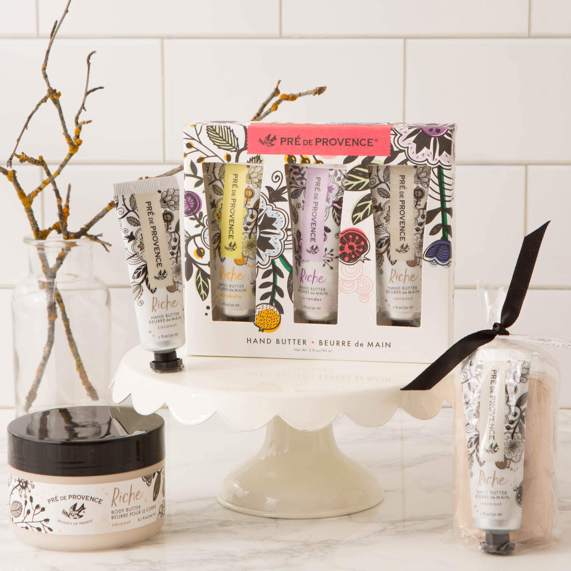 Pre de Provence Riche Collection Hand Butter, Coconut, 30 ml, 1 Count (35710CT)