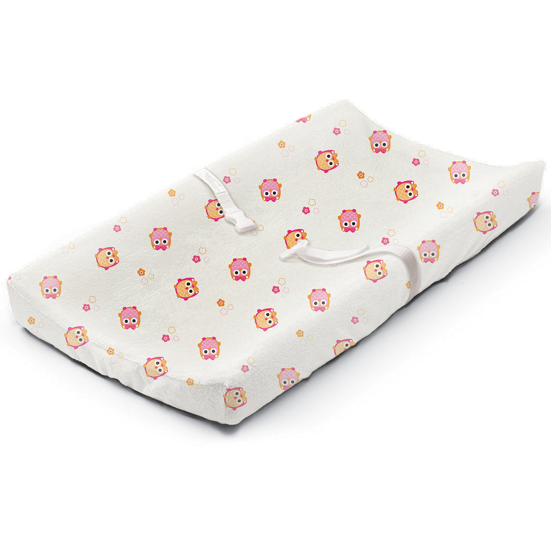 Summer Ultra Plush Changing Pad Cover, Owl Town