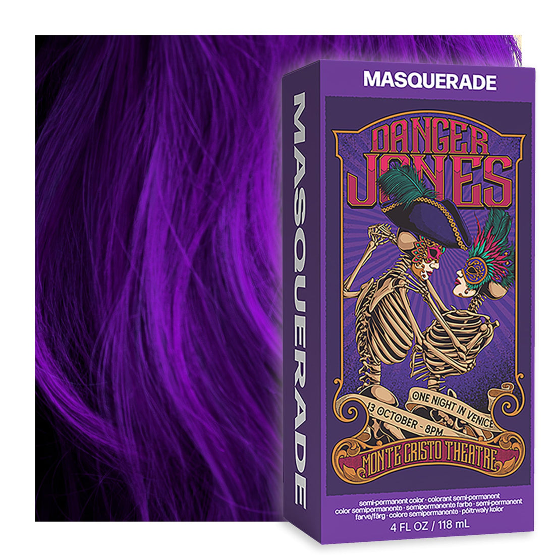 Danger Jones Semi-Permanent Hair Color (Masquerade - Purple)