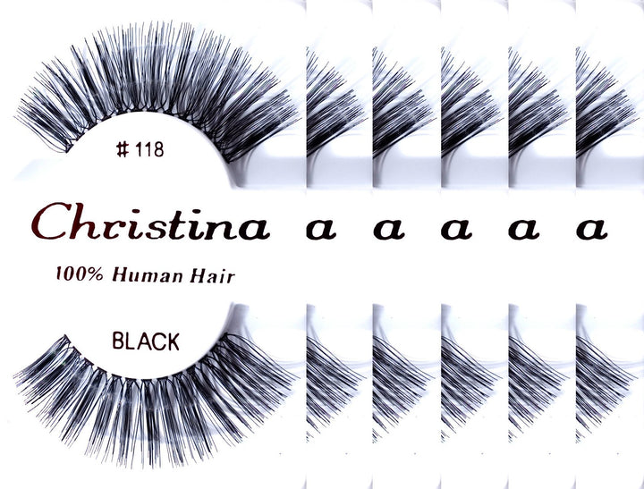6packs Eyelashes - #118 (Christina)