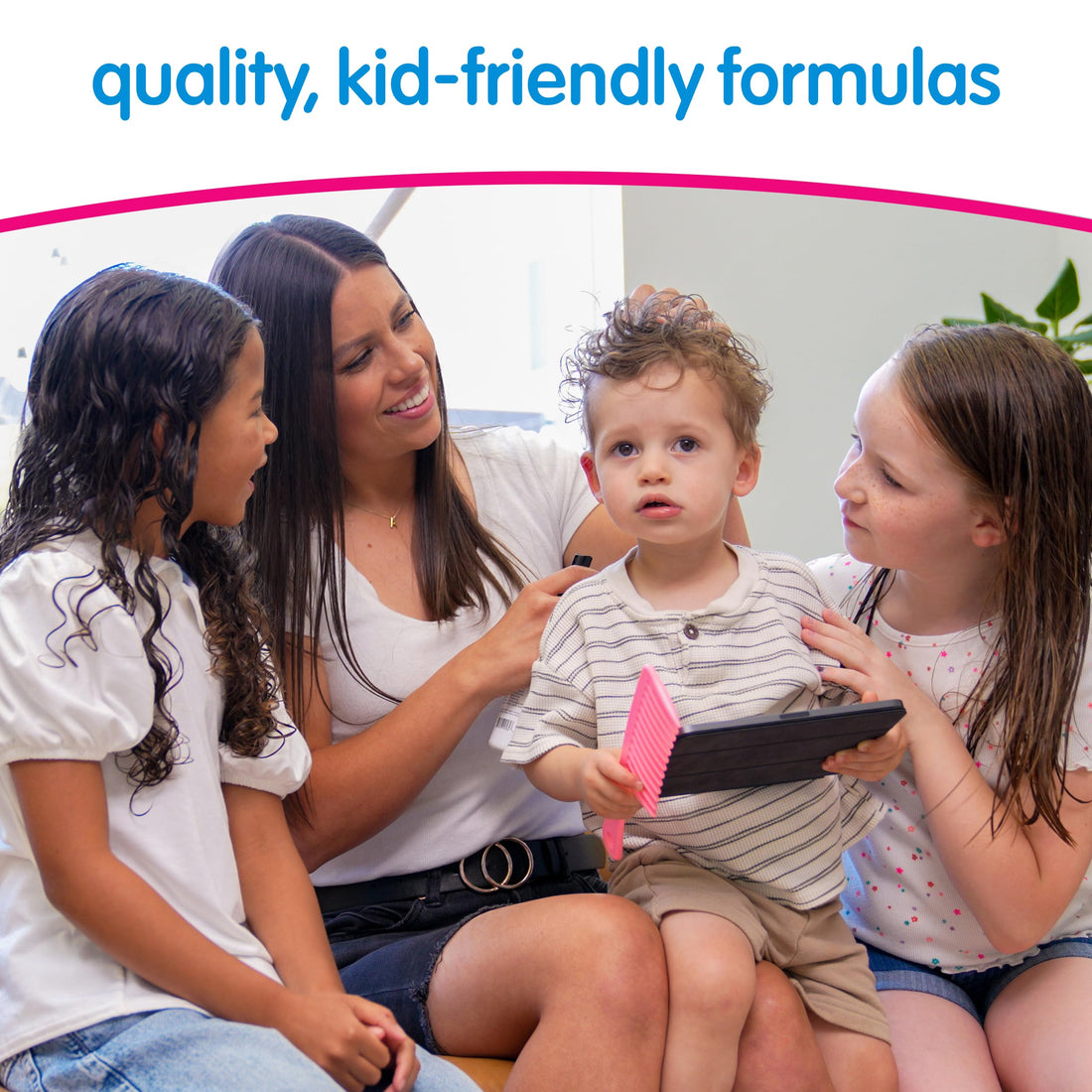 SoCozy Leave In Conditioner Spray (8 Fl Oz, Pack of 2) Detangler for Kids' Curly Hair, Tangle-Free Curls, Gentle & Nourishing with Keratin, Vitamin B5, Olive & Jojoba Oil, Paraben-Free