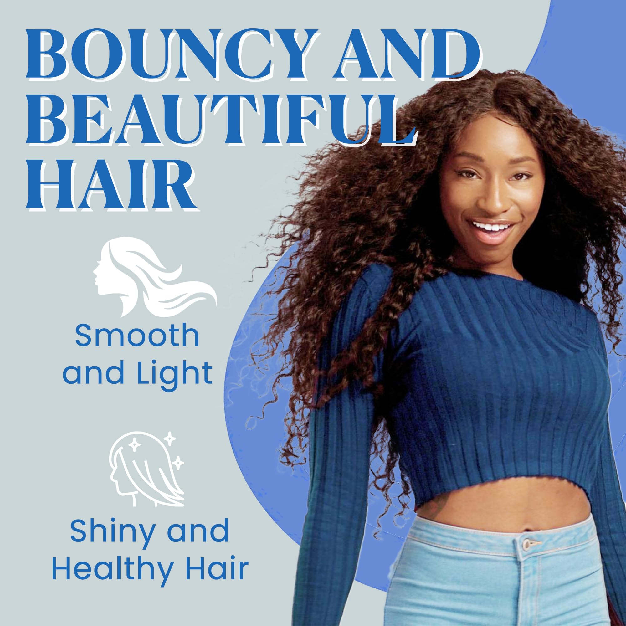 Pro Series Conditioner for Shiny, Smooth, Strong, Frizz-free & Bouncy Healthy Hair - Daily Use Hair Care Color Treatment w/Argan Oil, Aloe Vera & Cucumber for Lace Wig, Toupee & Hairpieces, 8oz