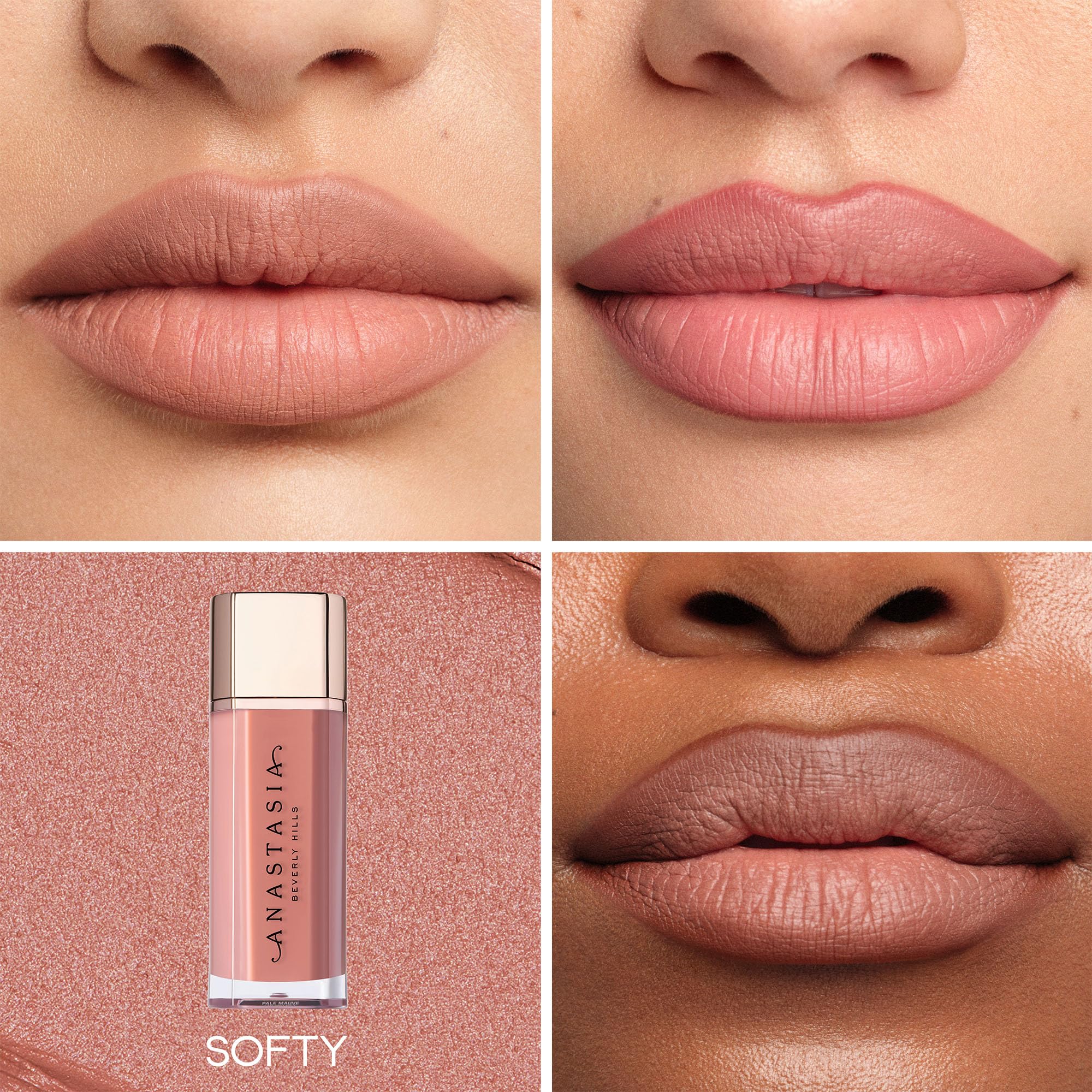 Anastasia Beverly Hills - VELVET LIPS Mini Lip Velvet Duo - Softy + Peachy Nude