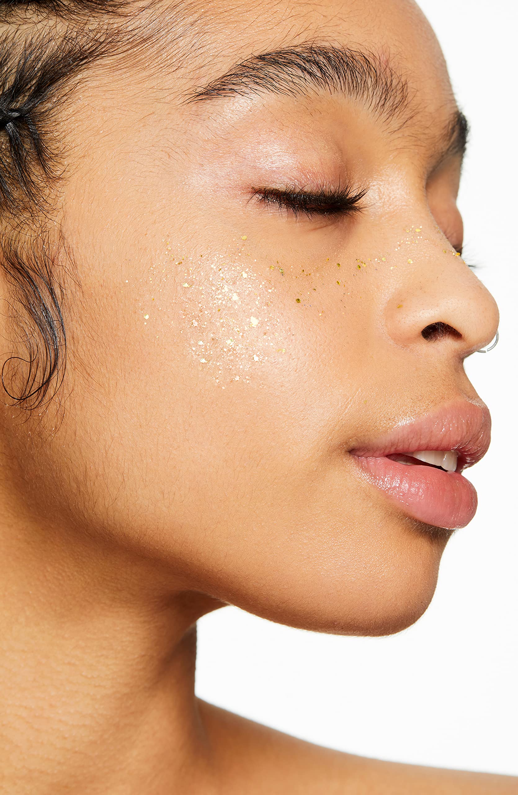 TooD - BioGlitter Multidimensional Face Sparkle | Vegan, Planet-Safe, Clean Makeup (Citrine, 0.12 oz | 3.4 g)