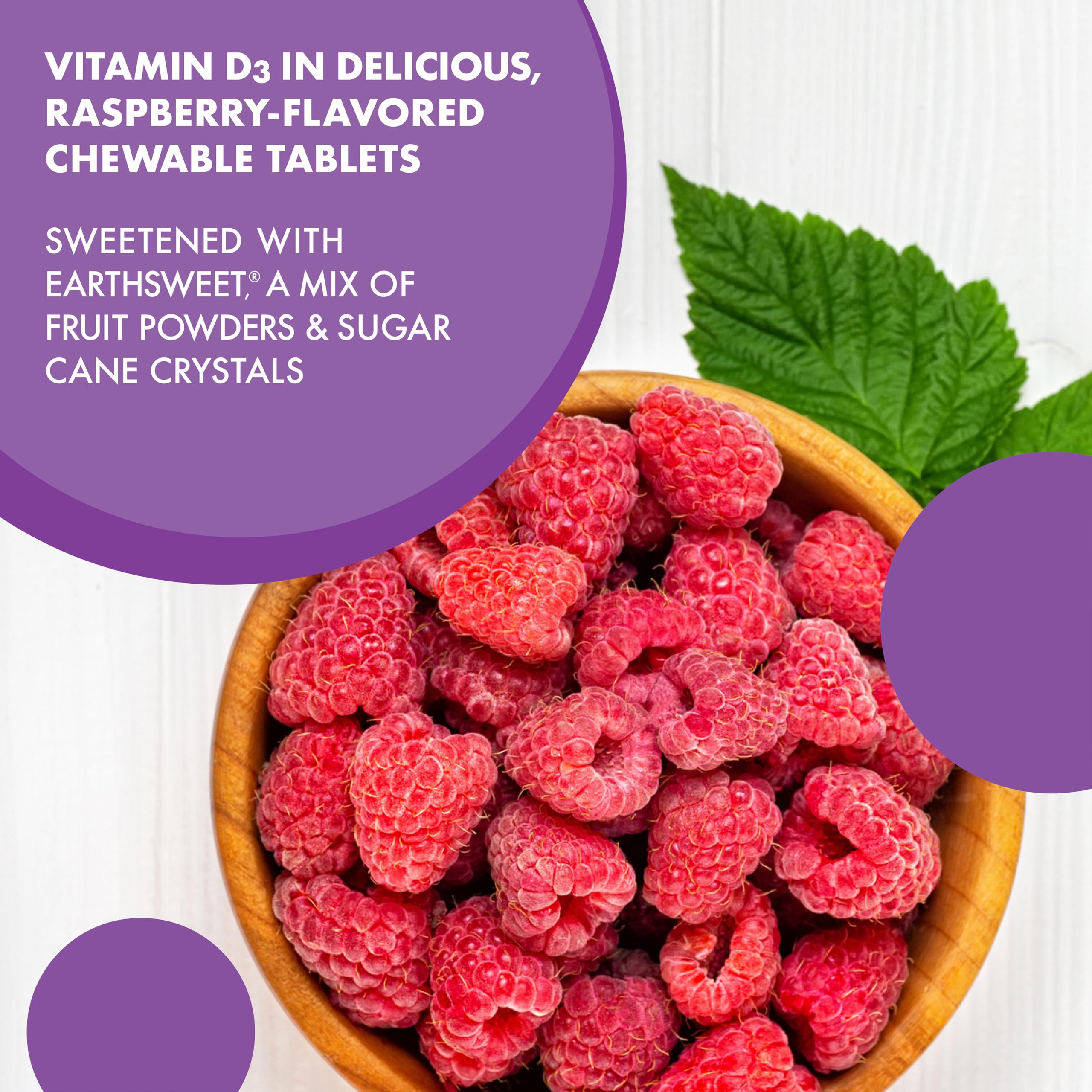 BLUEBONNET NUTRITION Earthsweet Chew VIT D3 400 IU, 90 CT