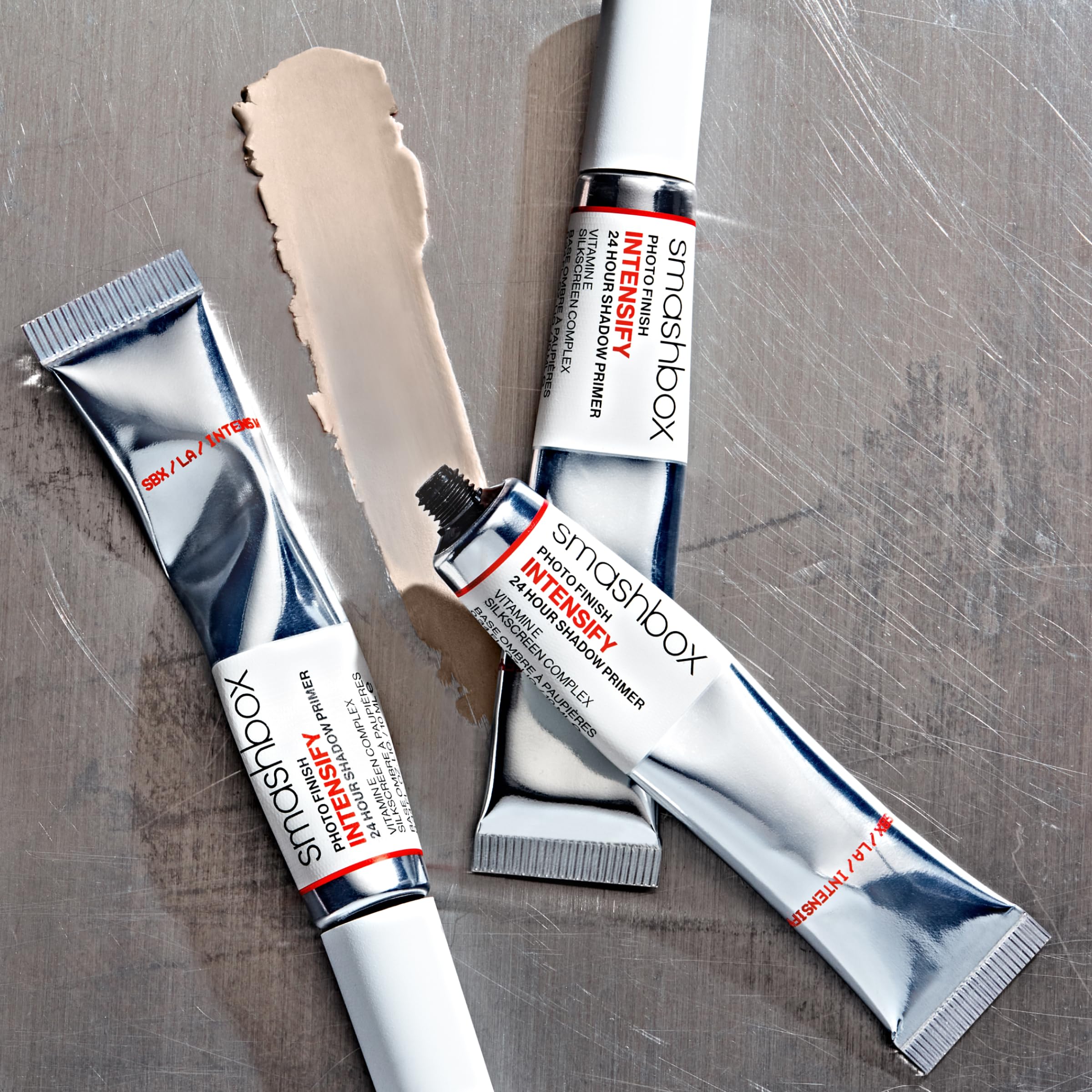 Smashbox Photo Finish Intensify 24 Hour Eye Shadow Primer | Nourishing, Long Lasting + Vitamin E, 0.34 Fl Oz