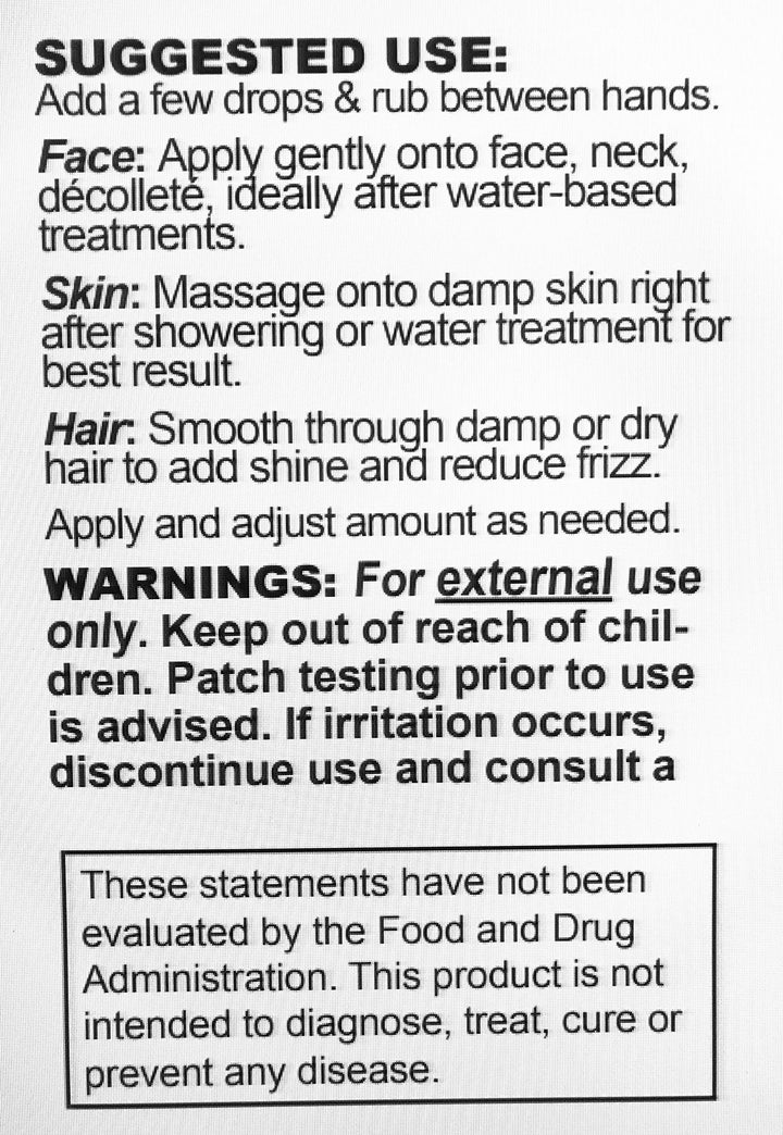 HemiSqualane 100% Pure Plant Derived, Very Light Dry Oil 2 Fl Oz, All Natural Moisturizes Hydrates Face Skin Body Hair for All Skin Types