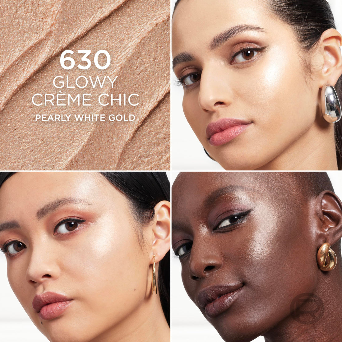 L'Oreal Paris True Match Lumi Le Glow Highlighter Stick, Luminous, Satin, Glowy Highlighter for Face and Body, 630 Crème Chic, 0.25 Oz