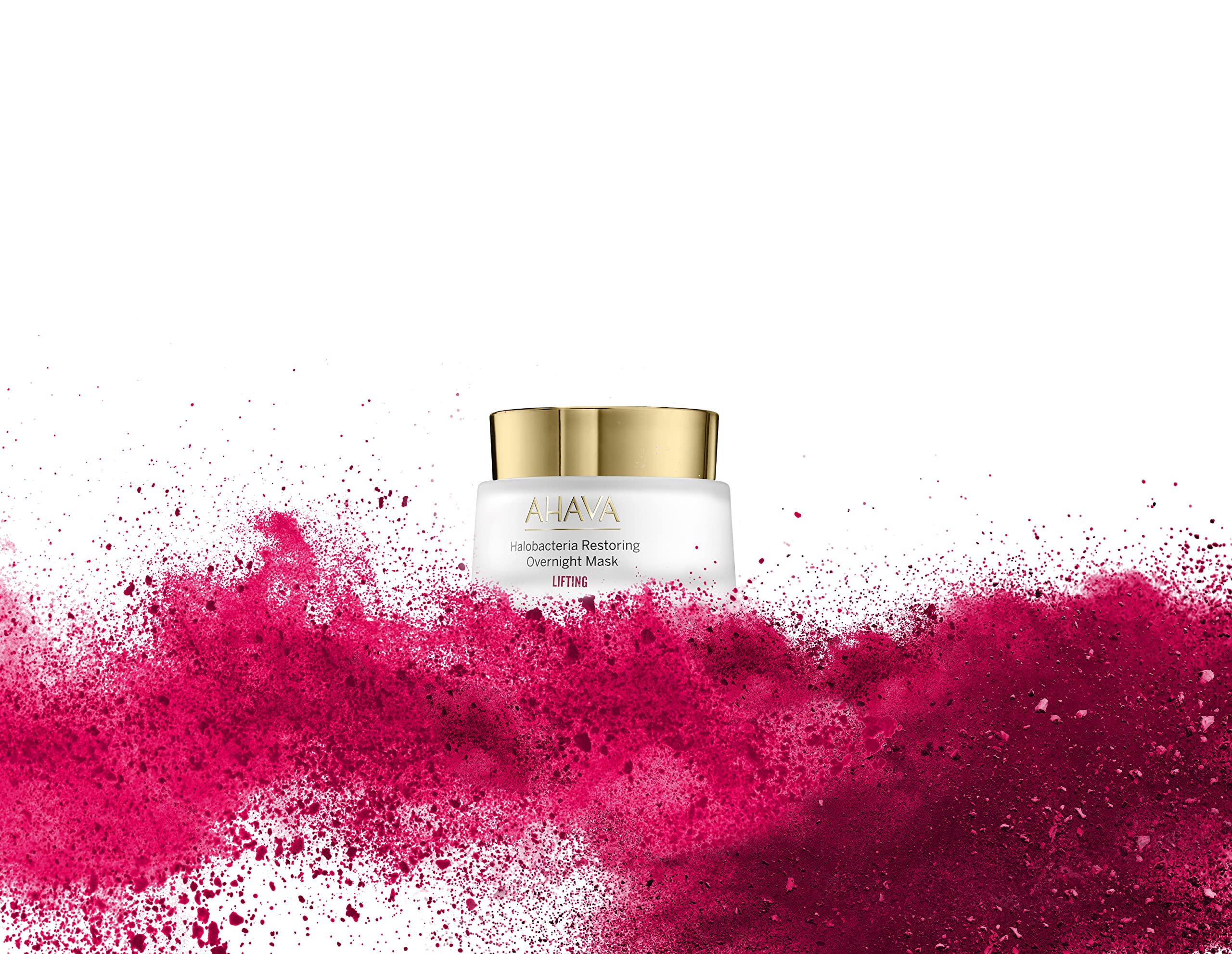 AHAVA Halobacteria Restoring Overnight Mask - Enhanced with Meadowfoam Seed Oil, Osmoter and Halobacteria DNA found in the depths of Dead Sea, Lifts & Restores Skin's Luminosity & Elasticity,1.7 fl.oz